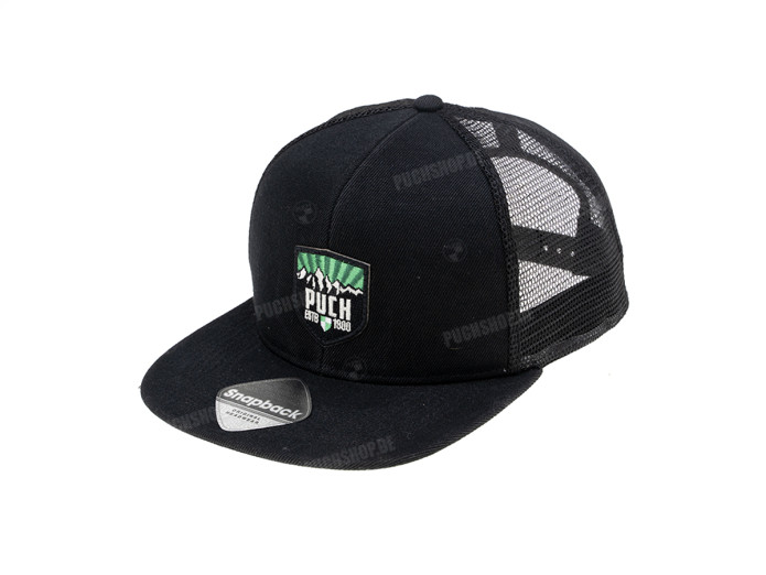 Pet Puch Logo Patch zwart snapback 